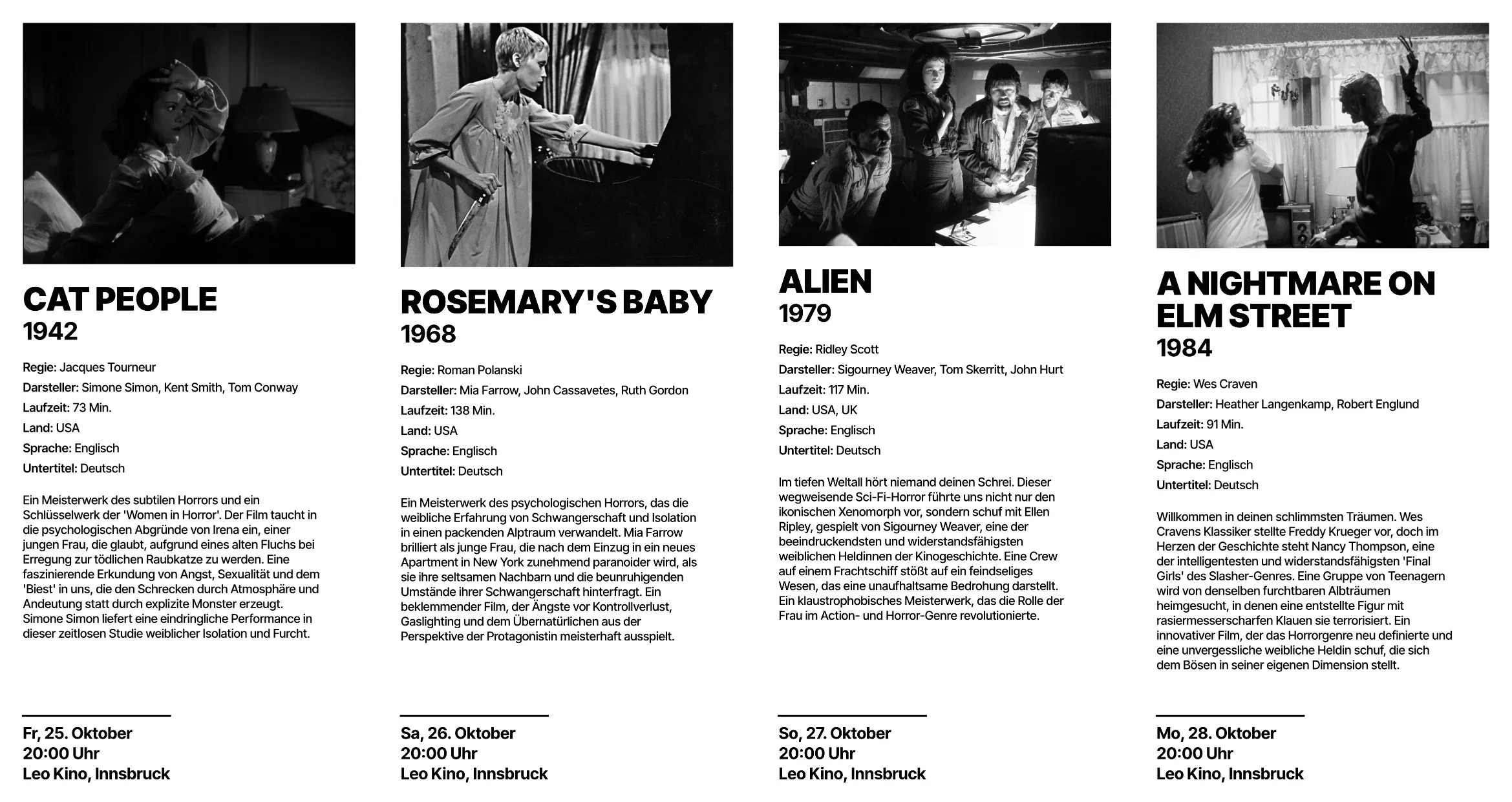 Fear Fest Programm Flyer Design Datei 1